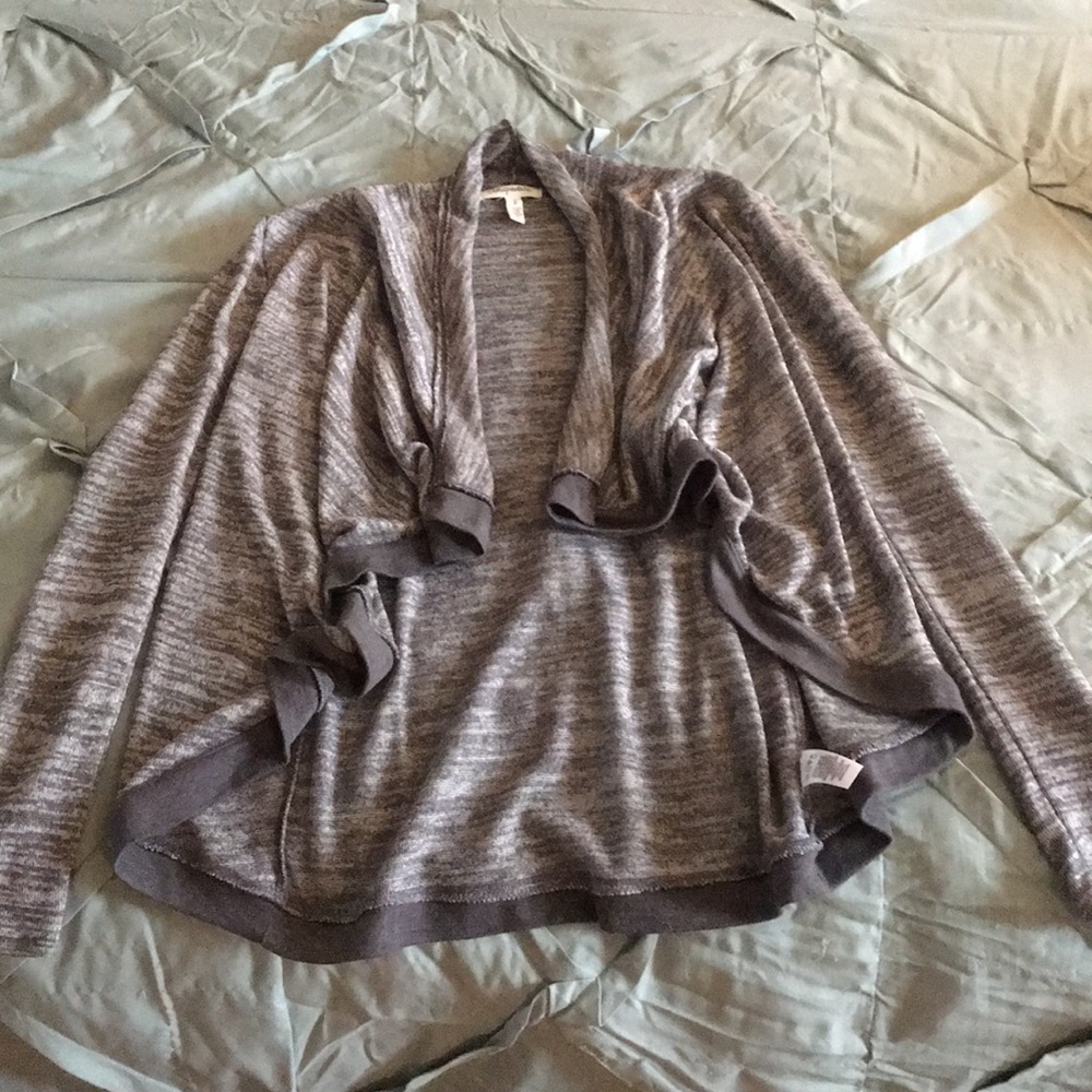 Gray cardigan